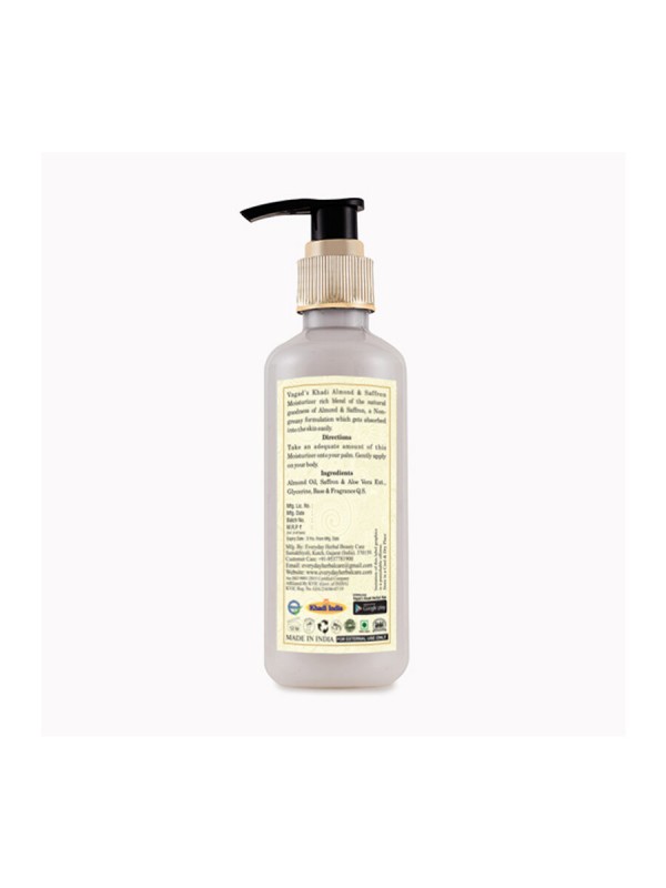 Vagad's Khadi Almond & Saffron Moisturizer 200 ml
