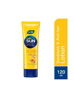 Joy Hello Sun Sunblock & Anti-Tan Lotion Spf 30 -120ml 