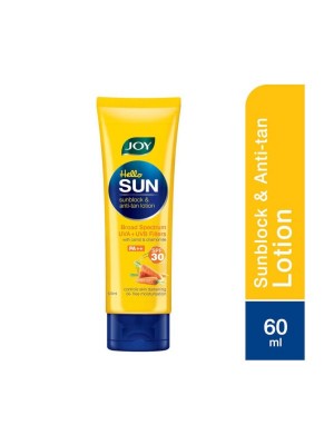 Joy Hello Sun Sunblock & Anti-Tan Lotion Spf 30 (60ml) 
