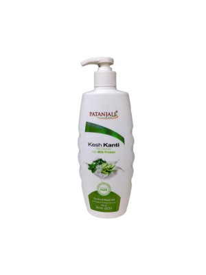 Patanjali Kesh Kanti Milk Protein Hair Cleanser for Dry And Rough Hair - 450 ml