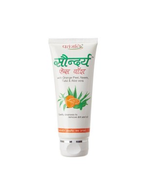 Patanjali Face Wash - Orange And Aloevera (60 gm)
