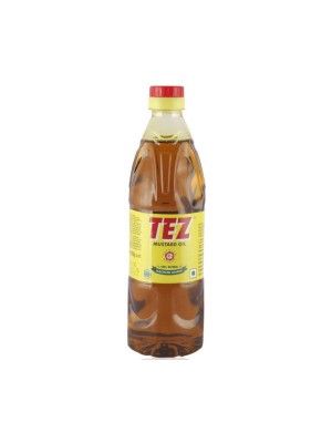 Tez Cooking Oil - Mustard 500ml Bottle