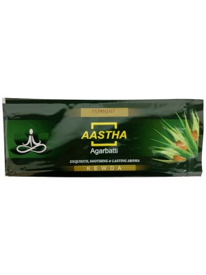 Patanjali Aastha Agarbatti Kewda 18 sticks