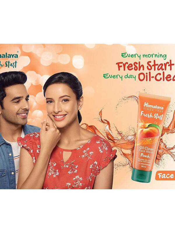 Himalaya Fresh Start Oil Clear Face Wash (Peach) 200 ml