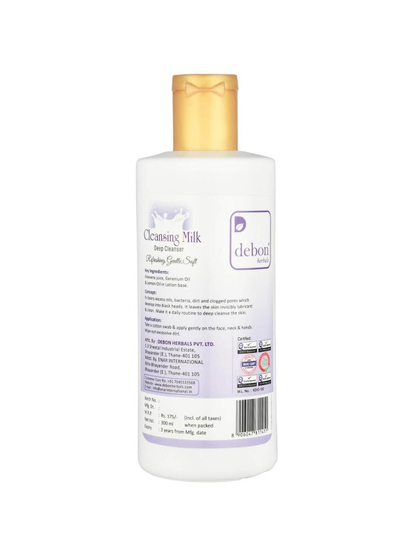 Debon Herbals Cleansing Milk 300ml