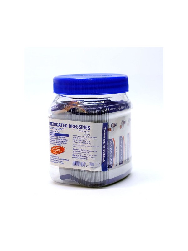 Hansaplast Wash Proof Bandage Dressings Jar (100+30) Strips
