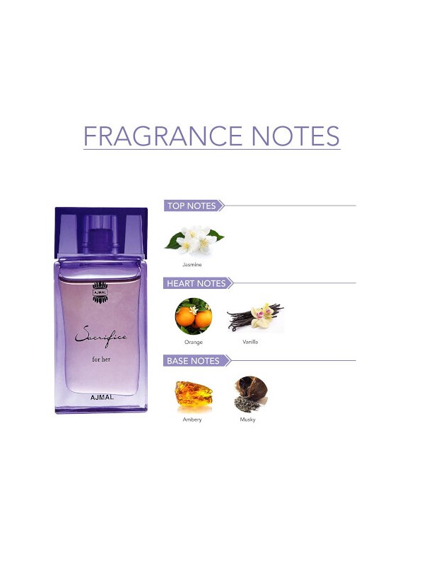 Ajmal Sacrifice for Her Concentrated Floral Perfume Free From Alcohol 10ml