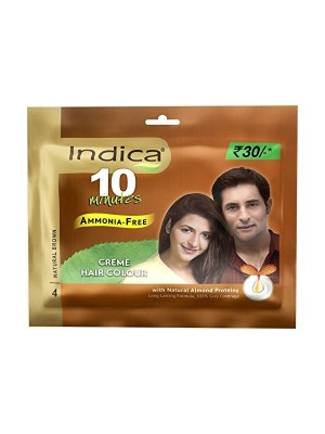 Indica Hair Colour - Natural Brown (20 ml)