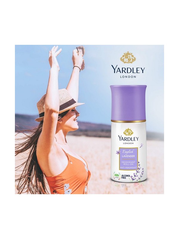 Yardley London English Lavender Anti Perspirant Deodorant Roll On For Women - 50 ml