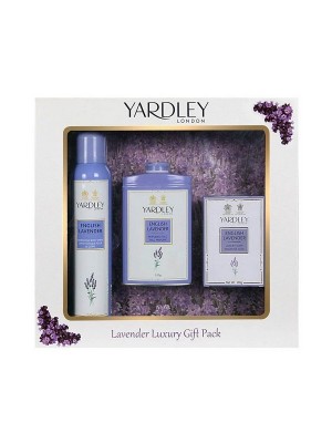 Yardley London English Lavender Luxury Gift Set  - 3 Pieces