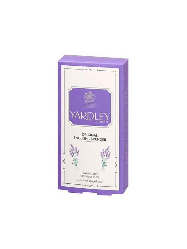 Yardley London English Lavender Luxury Soap (3 X 100 gm) - 300 gm