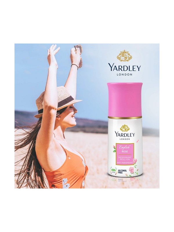 Yardley London English Rose Anti Perspirant Deodorant Roll On For Women - 50 ml