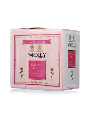 Yardley London English Rose Luxury Soap (3 X 100 G) - 300 gm