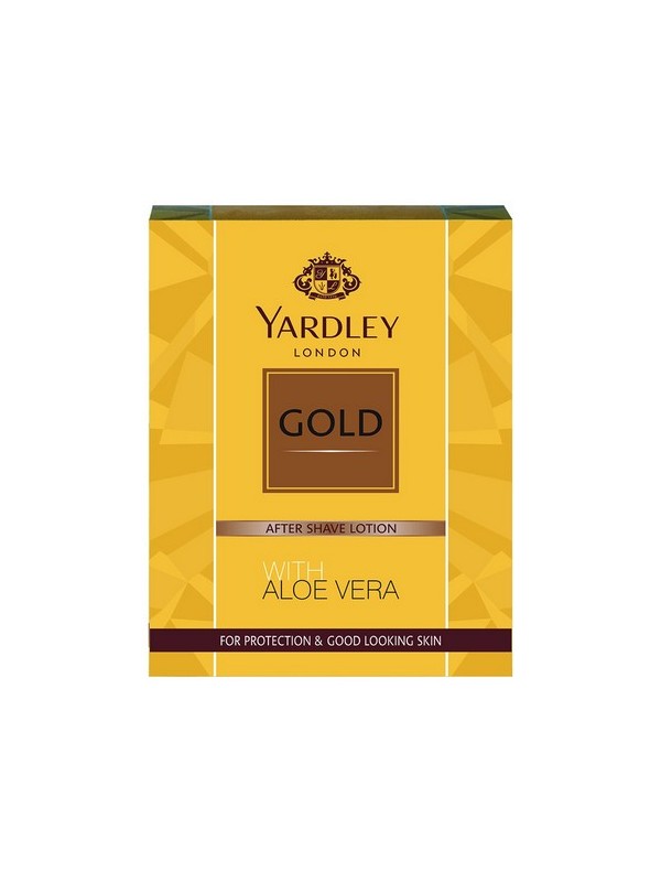 Yardley London Gold After Shave Lotion With Aloe Vera - 50 ml