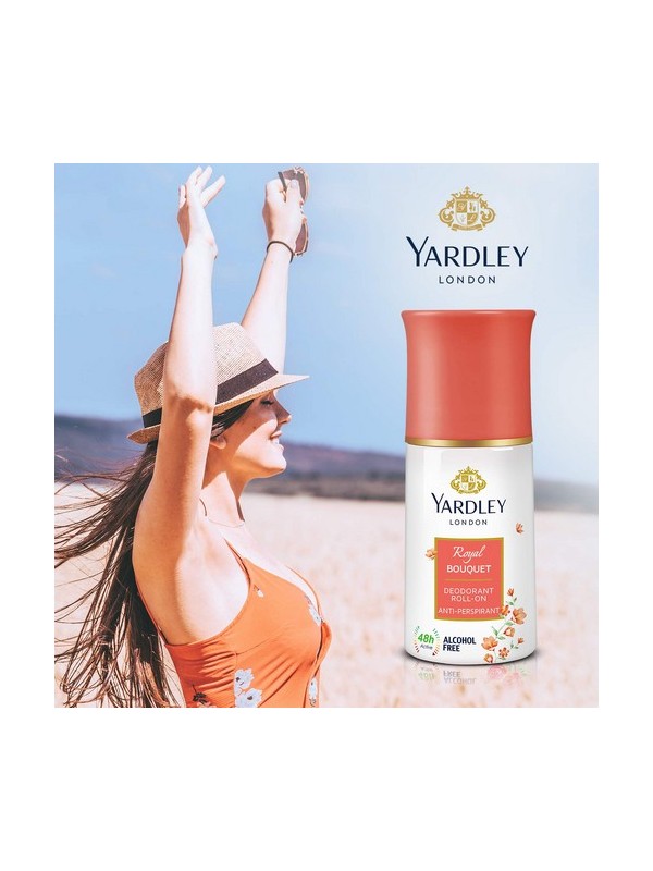 Yardley London Royal Bouquet Anti Perspirant Deodorant Roll On For Women - 50 ml