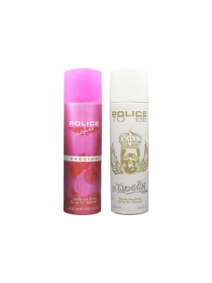 Police Passion + Queen Deodorant Spray - For Women 400 ml For Women
