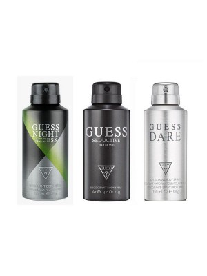 Guess Seductive Homme + Dare Homme + Night Acess Deo Combo Set - Pack of 3 For Men