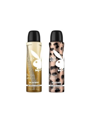 Playboy Vip + Wiild Deo New Combo Set - Pack of 2 For Women