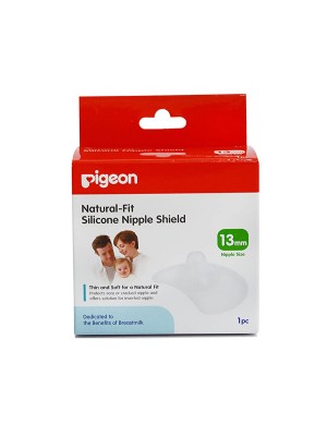 Pigeon Natural Fit Silicone Nipple Shield L (13 mm) 2Pc