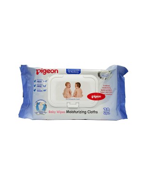Pigeon Baby Wipes Moisturizing Cloth 70 Sheet (70 Wipes)