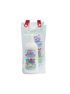 Pigeon Liquid Cleanser Combo (700 ml Bottle + 650 ml Refill) (1350 ml)