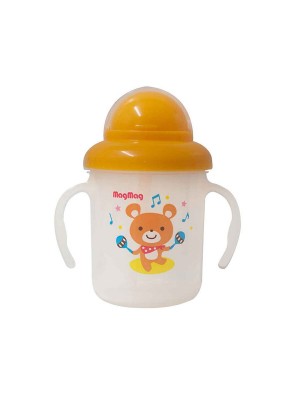 Pigeon Magmag Training Straw Cup (D-803N) (Orange)