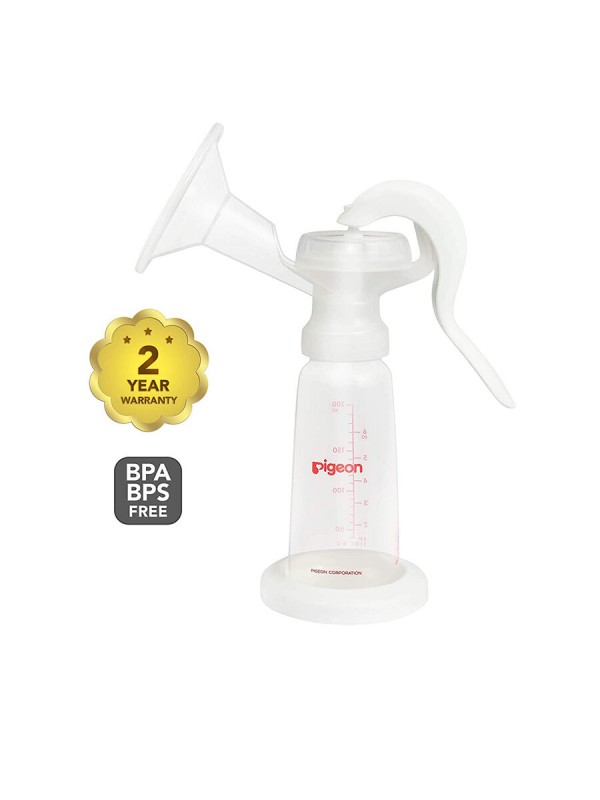 Pigeon Manual Breast Pump Withpp 200 ml - Standard - Manual (White)