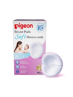 Pigeon Breast Pads Honeycomb 60 Pieces, Box (60 Pieces)