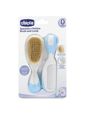 Chicco Brush And Comb Light Blue 