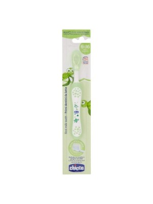 Chicco Green Toothbrush 6-36M
