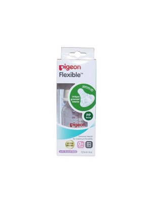 Pigeon Peristaltic Nursing Bottle RPP Nipple S 120 ml (White)