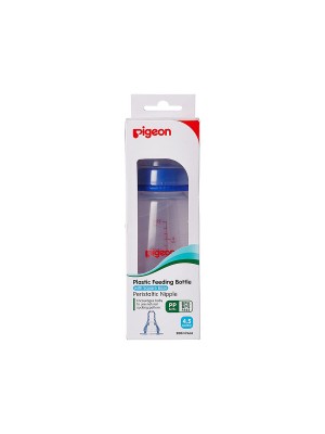 Pigeon Peristaltic Nursing Bottle Kpp 200 ml (Blue) Nipple M