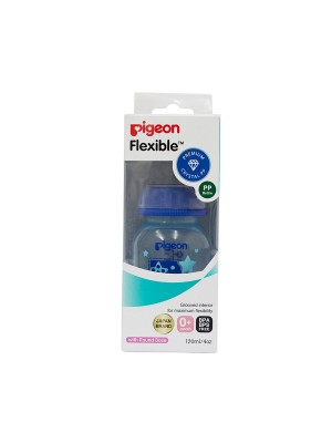 Pigeon Peristaltic Clear Nursing Bottle RPP 120 ml (Blue) Boy 