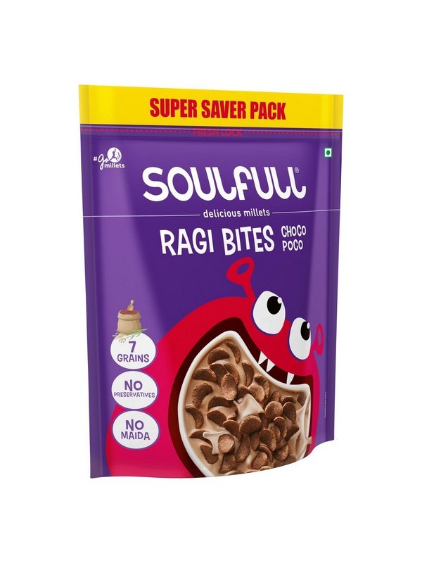 Soulfull Ragi Bites- Choco Poco, 1.2 kg