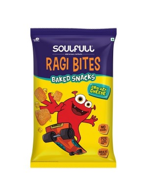Soulfull Ragi Bites Crazy Cheese, 30 gm