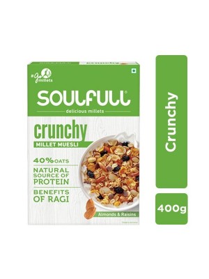 Soulfull Millet Muesli - Crunchy, 400 gm