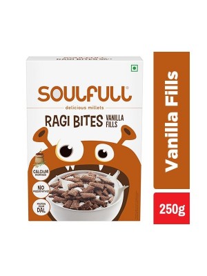 Soulfull Ragi Bites - Vanilla Fills, 250 gm