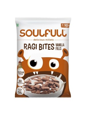 Soulfull Ragi Bites Vanilla Fills, 22 gm