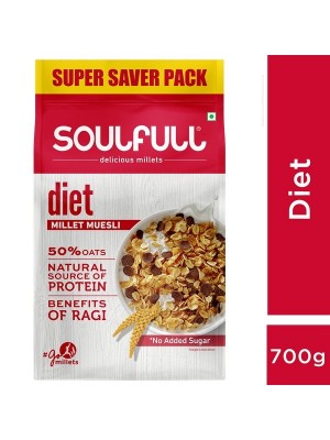 Soulfull Millet Muesli- Diet, 700 gm