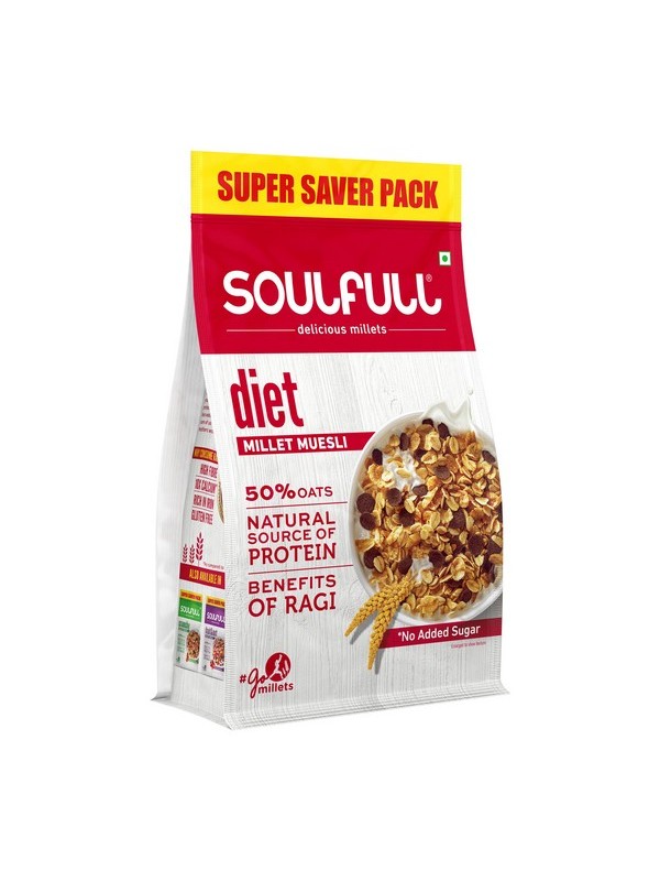 Soulfull Millet Muesli- Diet, 700 gm