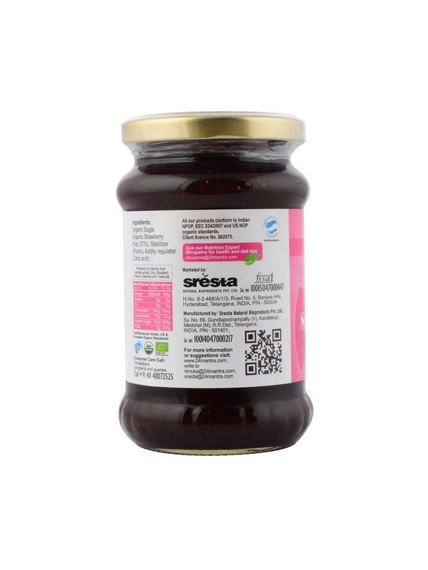 24 Mantra Strawberry Jam 375 gm