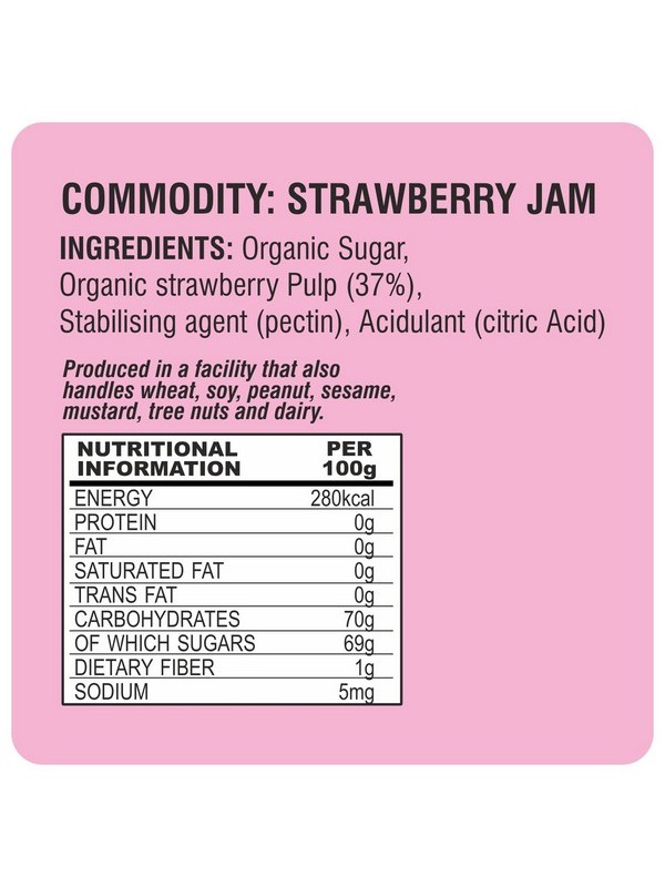 24 Mantra Strawberry Jam 375 gm