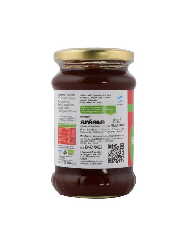 24 Mantra Mixed Fruit Jam 375 gm