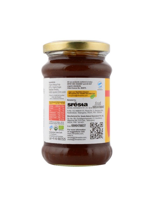 24 Mantra Mango Jam 375 gm