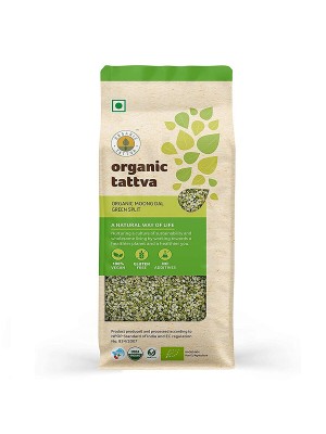 Organic Tattva Organic Moong Dal Green Split 500 gm