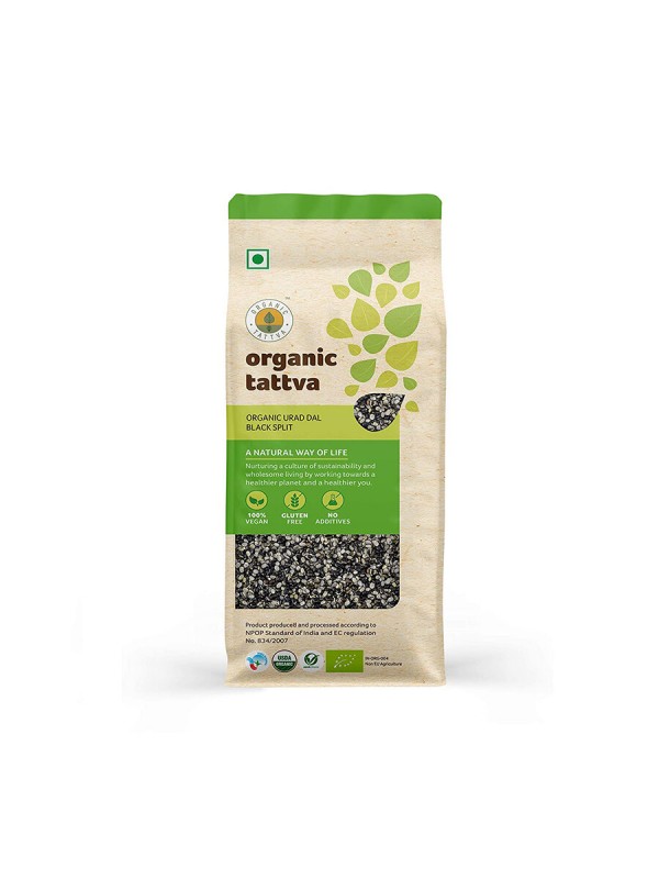 Organic Tattva Organic Urad Dal Black Split 500 gm