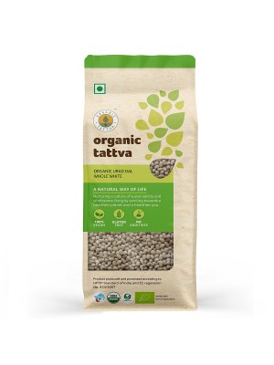 Organic Tattva Organic Urad Dal Whole White 500 gm
