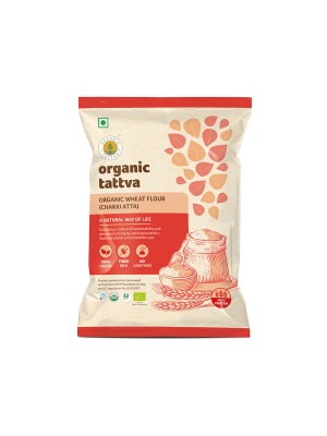 Organic Tattva Organic Whole Wheat Flour (Chakki Atta) 1 kg