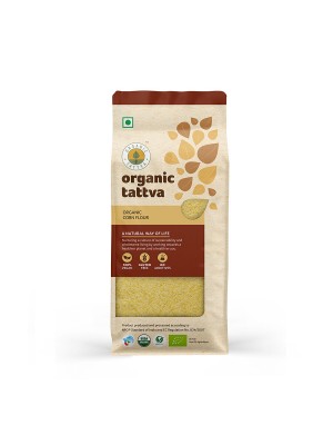 Organic Tattva Organic Maize Flour (Makka Atta) 500 gm