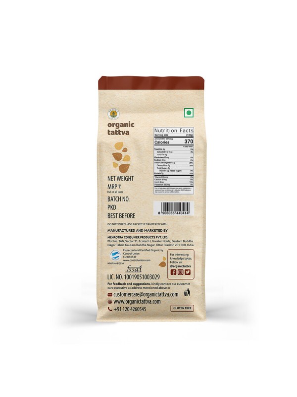 Organic Tattva Organic Maize Flour (Makka Atta) 500 gm